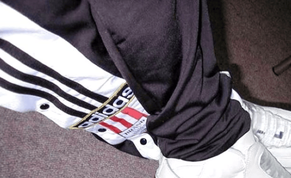 Rip-up tracksuit bottoms...