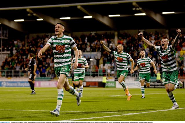 The Hoops go into their second leg clash against KF Shkupi with a two goal advantage after defeating the current champions of North Macedonia 3-1 in the first leg at Tallaght Stadium last week.