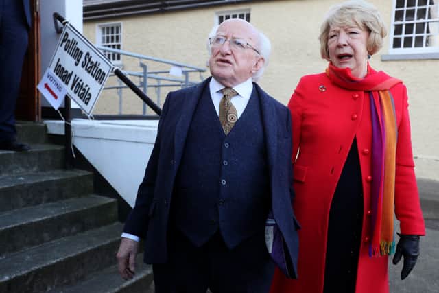 It comes after Sabina Higgins wrote a letter to the Irish Times during the week about the war.