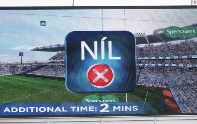 The GAA have issued a statement on Hawk-Eye following the controversial issues relating to problems with the score detection technology. PIC: Sportsfile