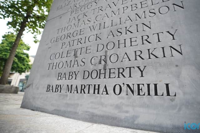 His mother Martha was heavily pregnant at the time, and went on to lose her baby as a result of the trauma. Martha junior’s name was added to the memorial on Talbot Street last week.