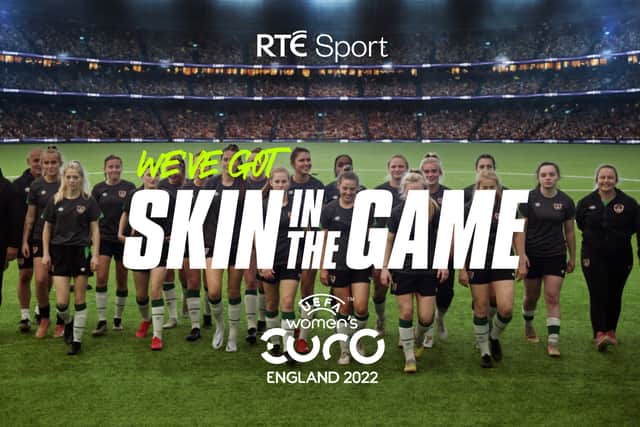 RTÉ Sport's UEFA Women's Euro 2022 Skin in the Game campaign focuses on members of the up-and-coming U17 and U19 Republic of Ireland squads, and centres on their aspirations to make it to the Euros of the future.​The campaign was created in collaboration with RTÉ, the FAI and Ponder films. Directed by Darragh Carey, it was filmed in FAI headquarters, and at the Sports Ireland Campus.