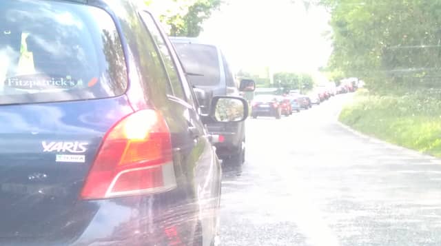 Traffic delays on the Naas to Kilcullen Road