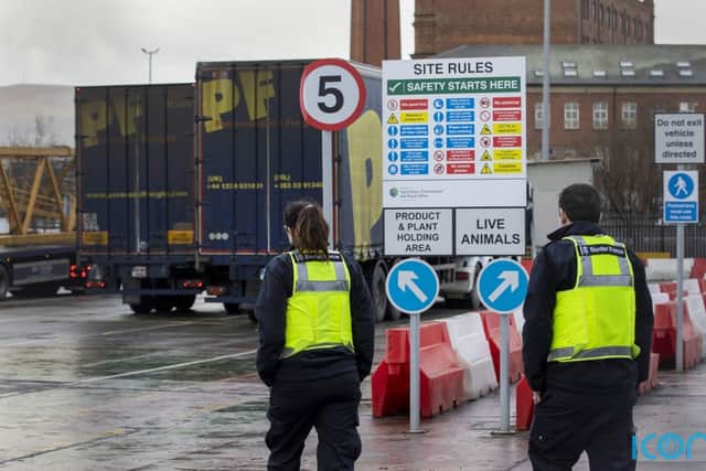 The official said there was evidence criminals were trying to use the Irish Sea crossing to get prohibited products into the EU single market.
