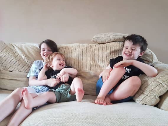 Tipperary's Cara Darmody with her autistic brothers