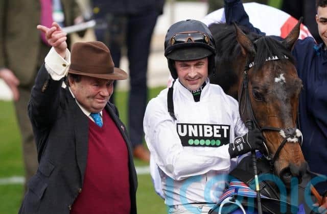 “I’d just rather finish on a good note with everything in front of him. There’s all the time in the world to meet Honeysuckle and hopefully it will be in March (at Cheltenham).”