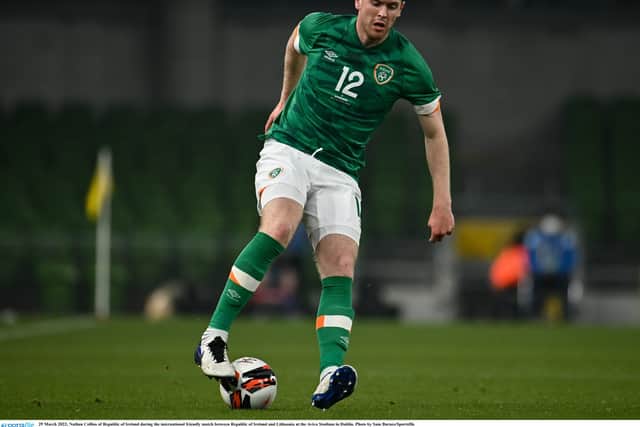 Republic of Ireland centre half Nathan Collins is cementing his place in Burnley's side and continued his fine form with a goal against Southampton in the Premier League on Thursday night.