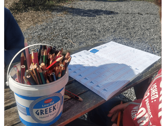 Moving the classroom outside