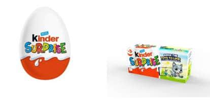 Kinder Surprise20gAll best before dates between 11th July 2022 and 7th October 2022
Kinder Surprise20g x 3All best before dates between 11th July 2022 and 7th October 2022