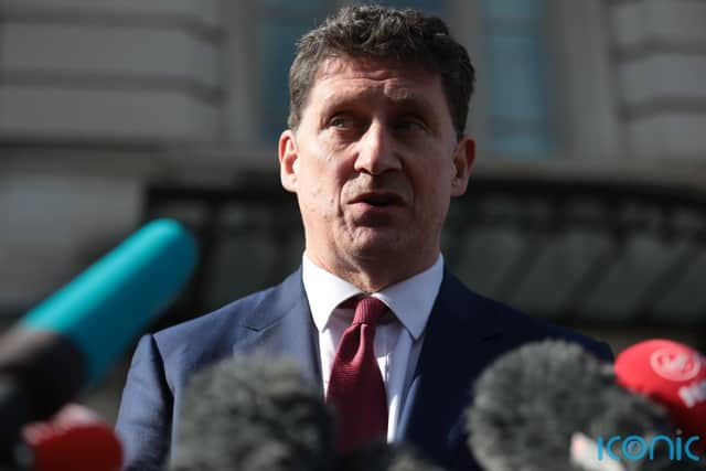 Many of the vehicles carried banners with the slogan #Irishfuelprotest, with others calling for the resignation of Transport Minister Eamon Ryan.