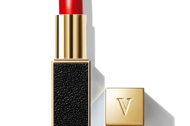 For darker red or berry tones, blend the lipstick with some concealer on the back of your had to create a more wearable shade.