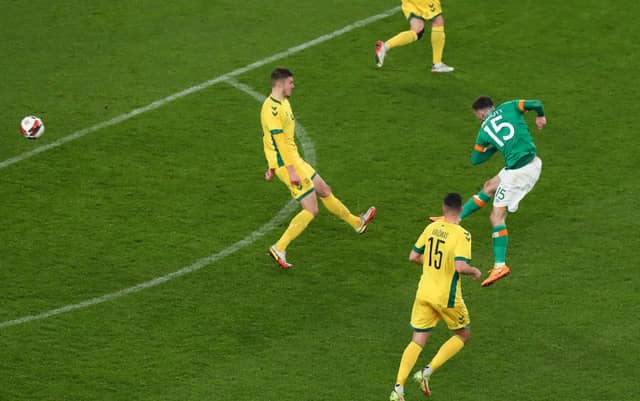 WATCH: Troy Parrott's sensational strike earns Ireland victory over Lithuania. PIC: Sportsfile