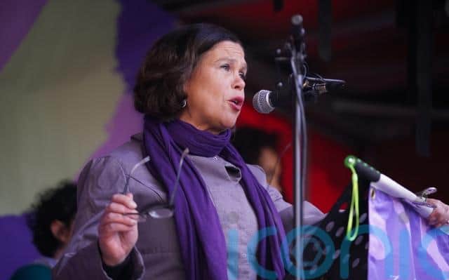 The rally was organised by the National Women’s Council (NWC) of Ireland ahead of International Women’s Day on Tuesday (March 2).