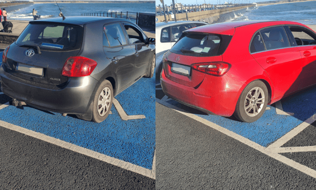 Two drivers hit with fines for parking in disabled bays in Waterford