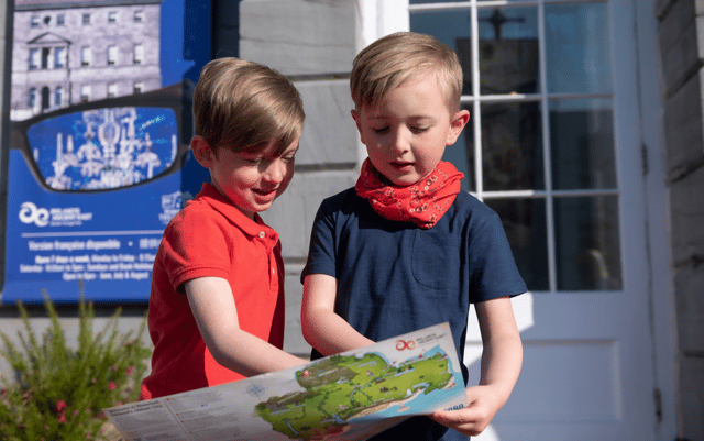 Freddie and Felix Fitzgerald on a Waterford Treasures Tour