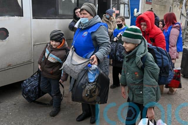 In Ukraine’s east, where an eight-year conflict between Russia-backed rebels and Ukrainian forces has killed nearly 14,000 people, violence also spiked again.