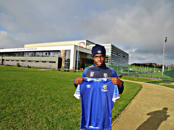 New Waterford signing Kevin Joshua