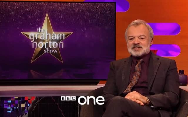 Guest line-up revealed for this week's Graham Norton Show on BBC One