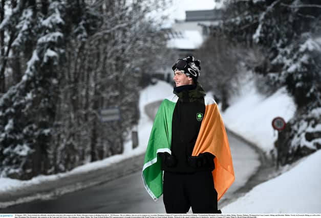 Team Ireland snowboarder Seamus O'Connor PIC: Sportsfile