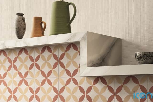 “Make sure it has a strong, distinctive print and a palette of browns, oranges and reds for maximum impact.”