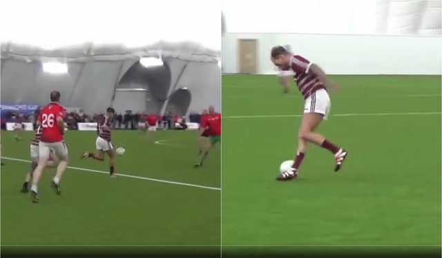 WATCH: Ciaran McDonald rolls back the years in charity match performance