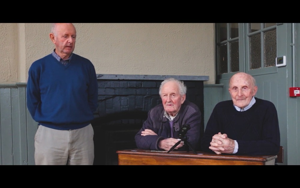 Reminiscing on their school days in Clonea (Image: Creative Ireland documentary)