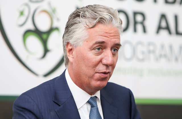 FAI Chief Executive John Delaney will be in Letterkenny on Thursday night