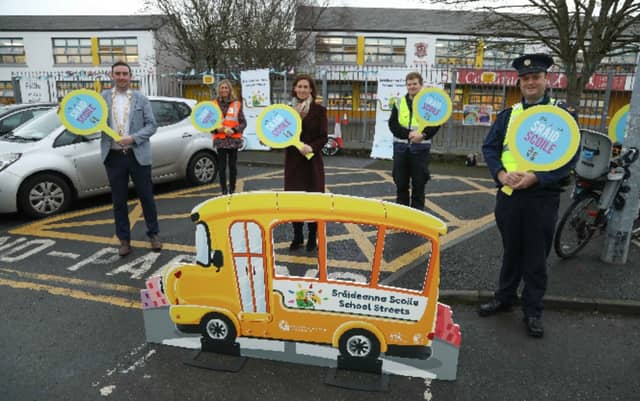 Pilot school scheme reduced daily car use by 14% (Image: Galway City Council)