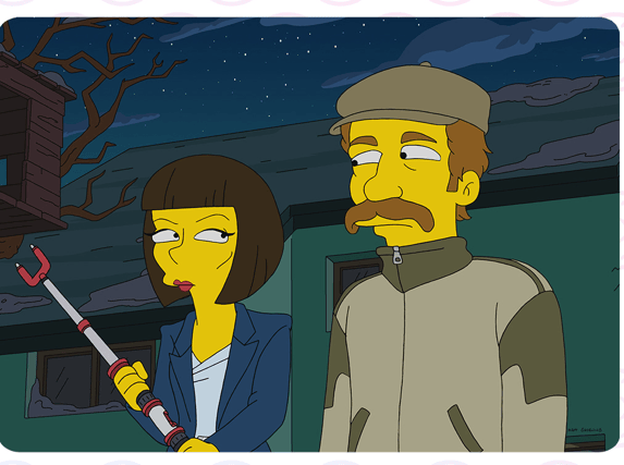 Chris O'Dowd features in the latest episode of The Simpsons