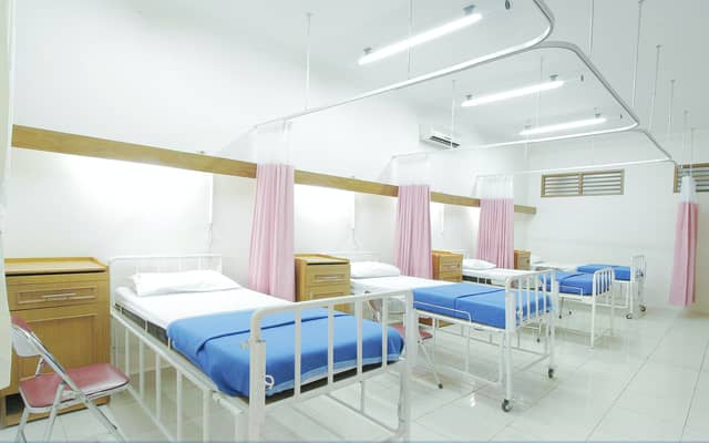 515 admitted patients are waiting for beds this morning.