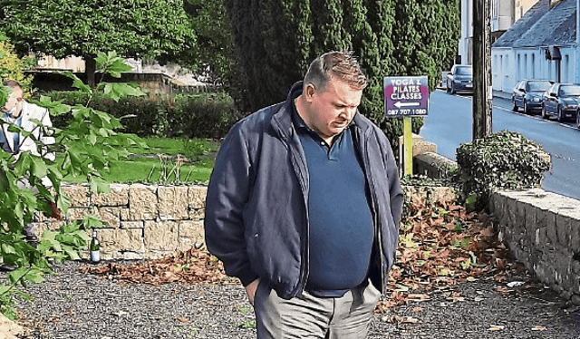 John Murphy outside Newcastle West Courthouse
