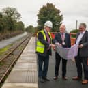 John Craddock of John Craddock Construction Ltd, Mayor of Waterford City and County Cllr Joe Kelly and Michael Walsh, Chief Executive Waterford City and County Council