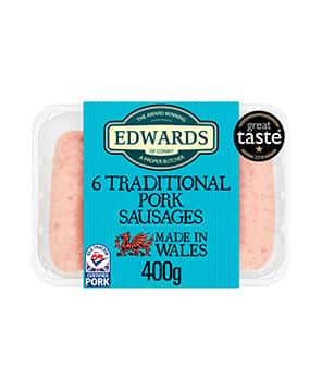 The recall was issued because the six pack of pork sausages may contain gluten and this is not declared on the packaging.