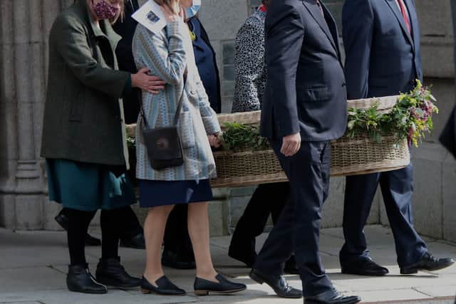 Her passing came just 13 months after the death of her husband, the man recognised as the chief architect of the North's peace process.