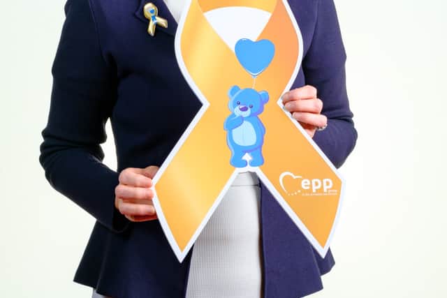 "It is imperative that children and young people benefit from faster and more efficient development of affordable innovative cancer care medicines. There is still a lot of work to be done in this area and unfortunately serious inequalities in access to the best available care and expertise exist across Europe for children suffering with cancer. We will be wearing the gold ribbon this month to help raise awareness," she said.