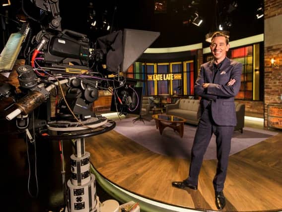 Guests revealed for this week's Late Late Show on RTE One