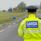 A Garda at a Covid-19 checkpoint