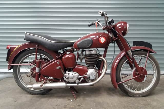 Portlaoise Detective Unit recovered the vintage 1955 BSA motorcycle (pictured below) and are looking to reunite it with its owner.