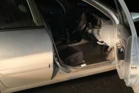 The car at the scene / Garda Twitter