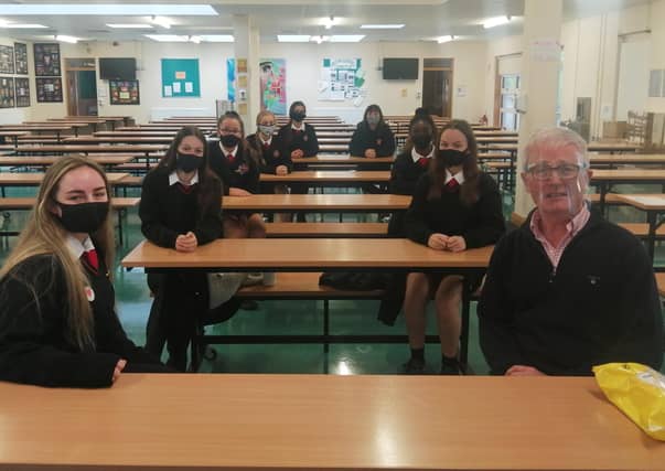 Waterford Presentation fifth year mentors and Mr Murphy preparing for first year induction day