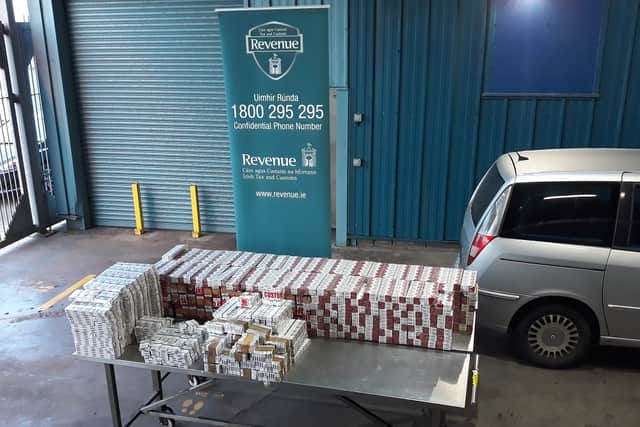The smuggled cigarettes branded ‘Marlboro Red’ and ‘Compliment Violet’ have an estimated retail value of €69,000, representing a potential loss to the exchequer of €54,327.