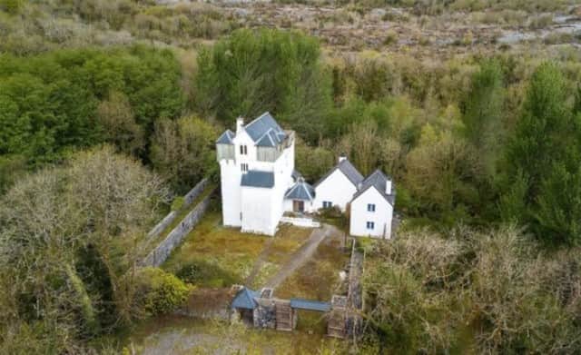 The three-bedroom detached property in Co Clare is a lot smaller than your average castle.