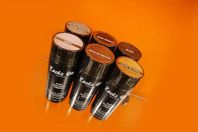 "Whether your hair is thinning as a result of male pattern baldness, hormonal hair loss, stress, menopausal hair loss or if you have always just had light wispy weak hair, Locks On is the product for you."