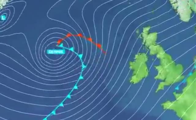 He is expected to make landfall by Saturday
