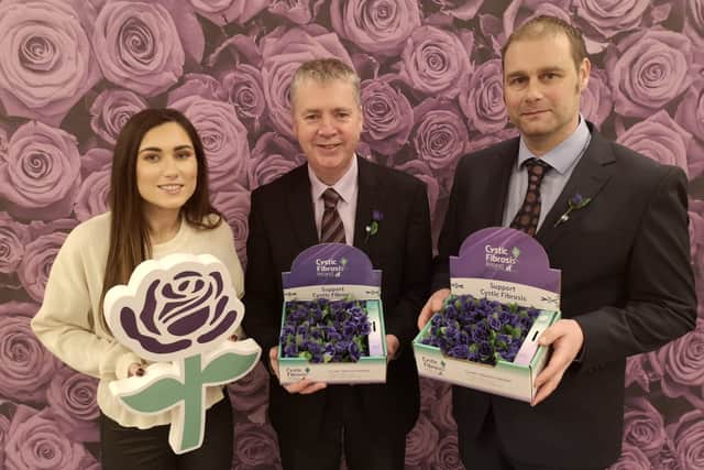 The appeal, which takes its name from how children often first say the words cystic fibrosis, will see volunteers selling purple roses to raise funds for vital cystic fibrosis services. 