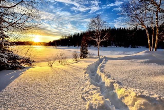 Met Éireann snow weather forecast warning for Ireland