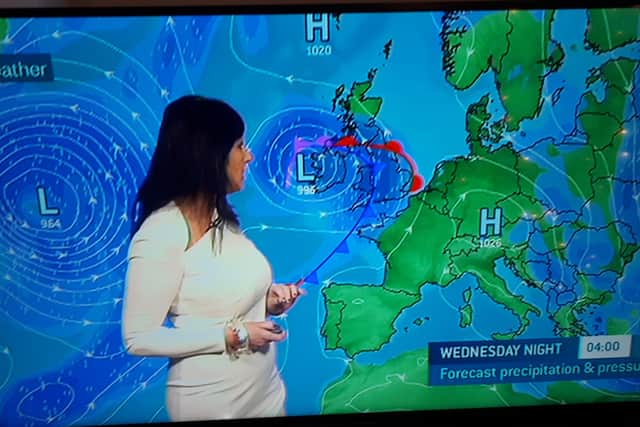 "That will become widespread by early Christmas night and you could see some sleet in places," she said. MORE BELOW PICTURE.