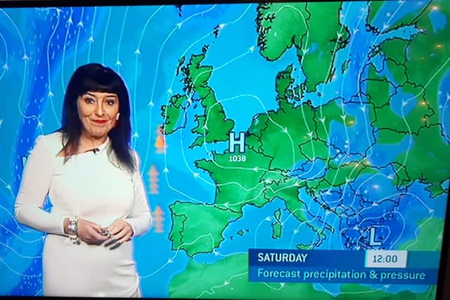 From Friday to through the weekend, the meteorologist said there would be dry and milder conditions. MORE DETAILS FOR THE WHOLE WEEK BELOW PICTURE.