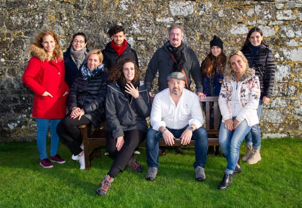 Italian travel agents with Tourism Ireland’s Elena Zenzocchi and tour leader Massimiliano Pelli