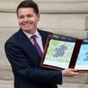 Minister for Finance Paschal Donohoe unveils Budget 2019
